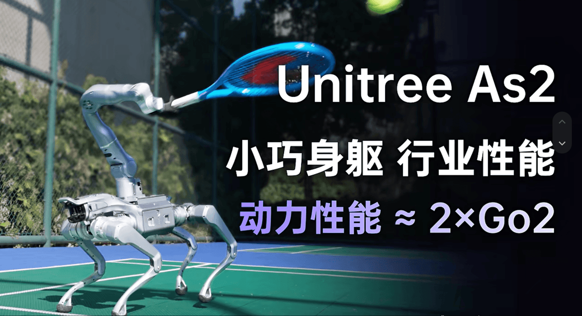 Unitree Robotics Launches Unitree As2 Quadruped Robot