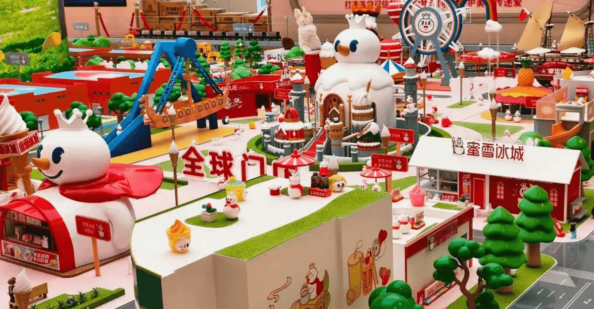 Mixue Xác Nhận Kế Hoạch Xây Dựng Công Viên Chủ Đề Snow King Đầu Tiên