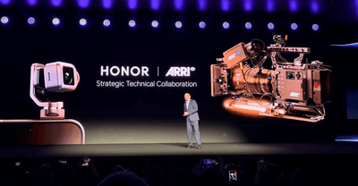 Honor hợp tác cùng ARRI mang công nghệ hình ảnh điện ảnh lên Robot Phone